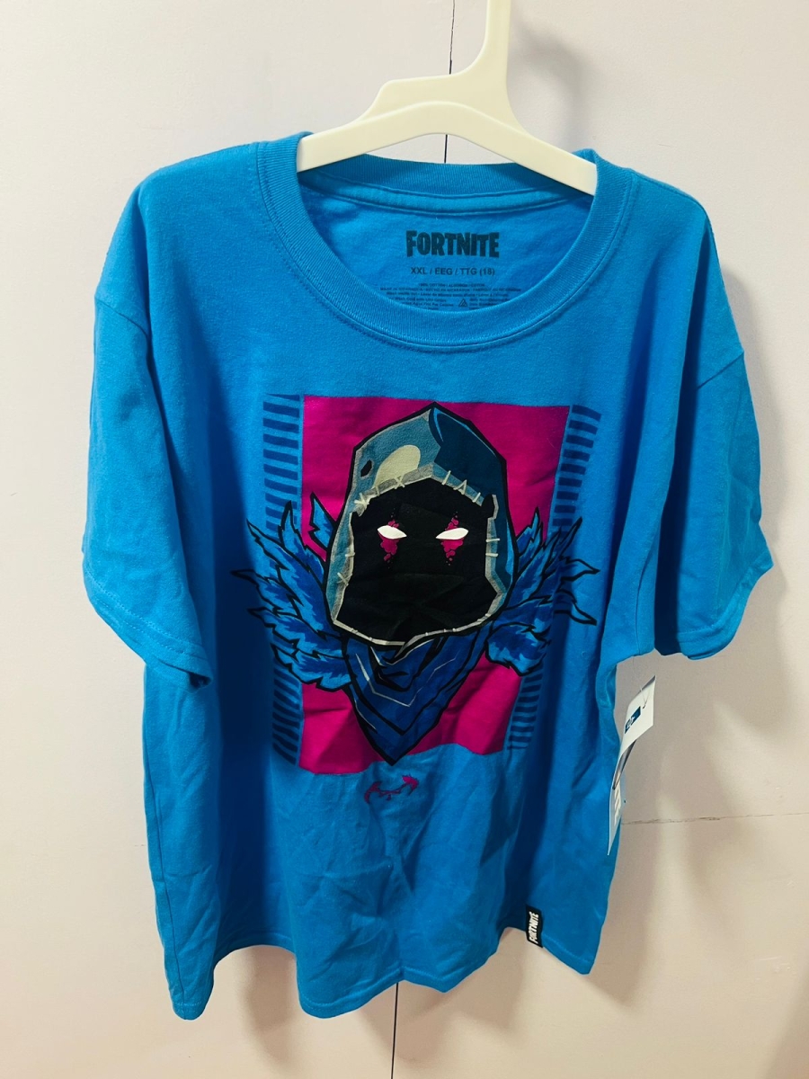 Polera Fortnite para niño color azul 