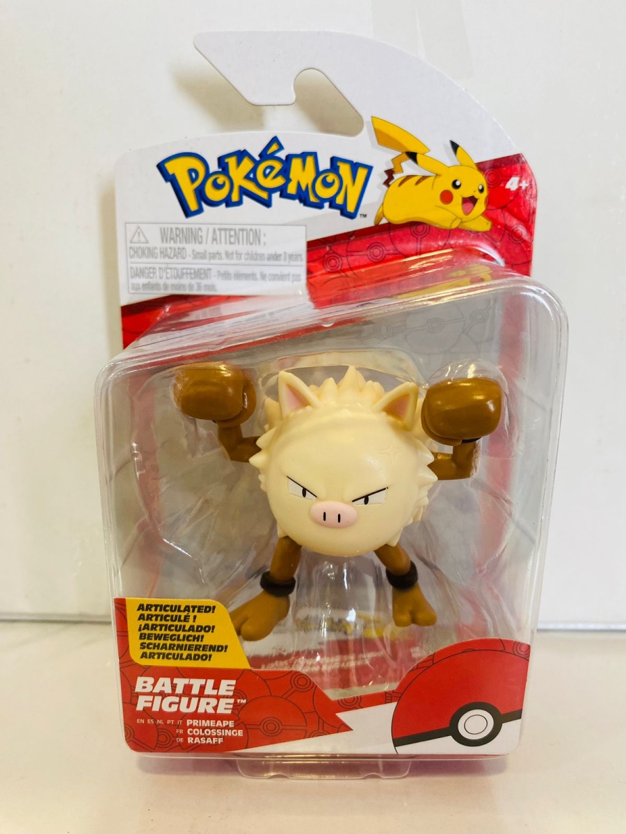 Figura de batalla de Pokémon Primeape de 7,5 cm