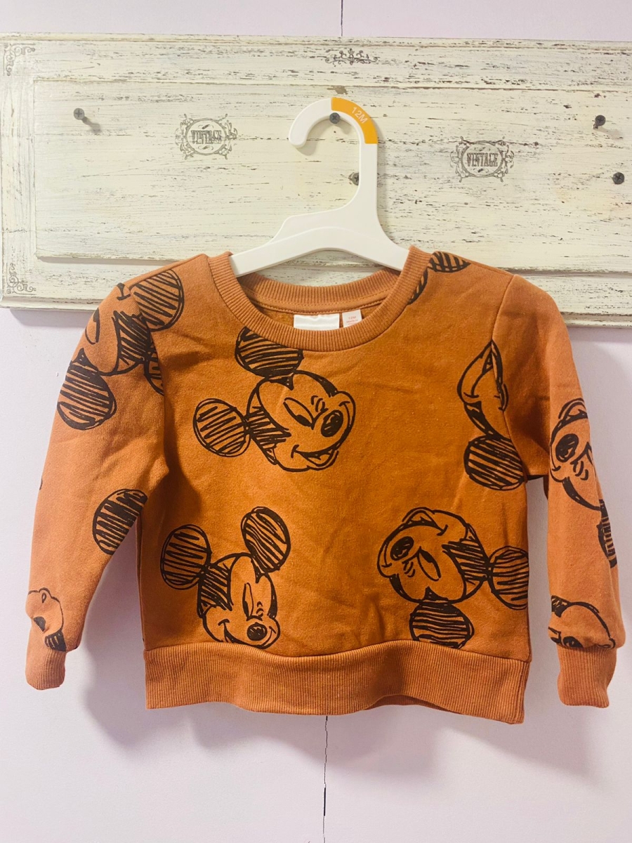 Poleron Minnie Mouse para niño talla 12-18 MS