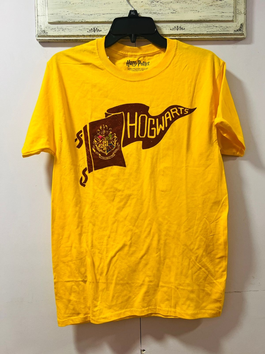 Polera Harry Potter unisex color amarillo