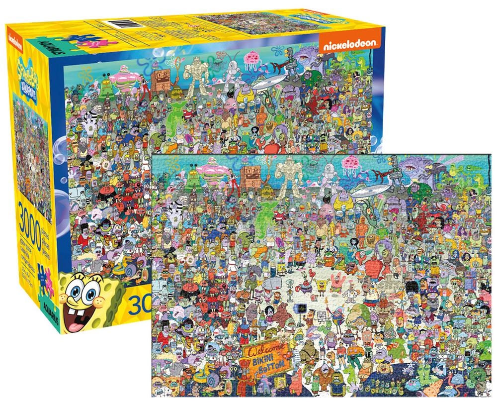 Aquarius Bob Esponja Puzzle (rompecabezas De 3000 Piezas) -