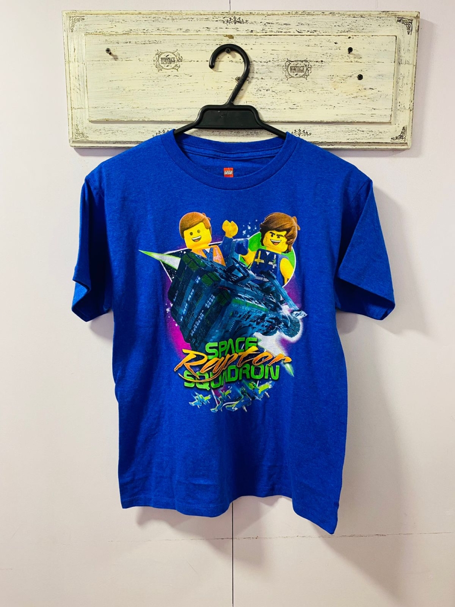 Polera Legos para niño color azul