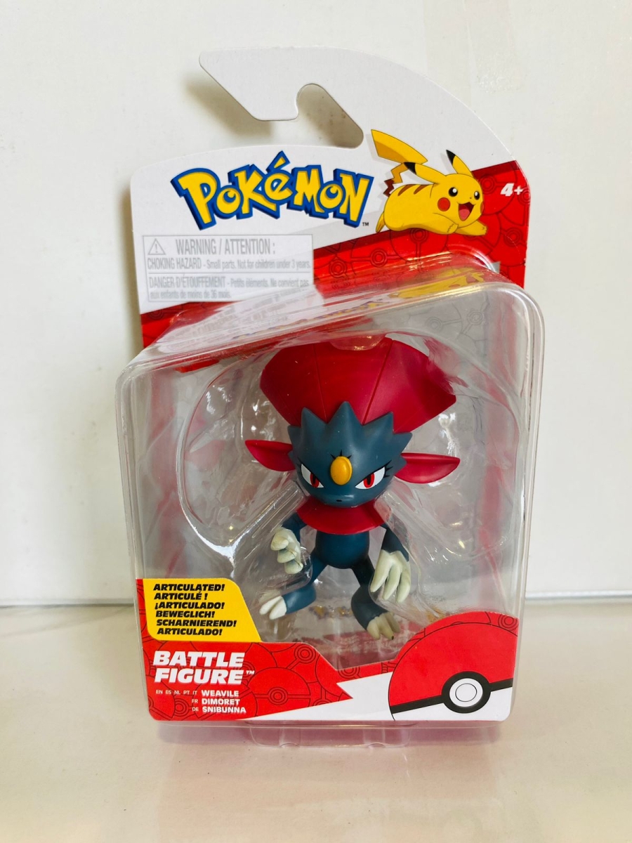 figura de batalla de pokémon Weavile