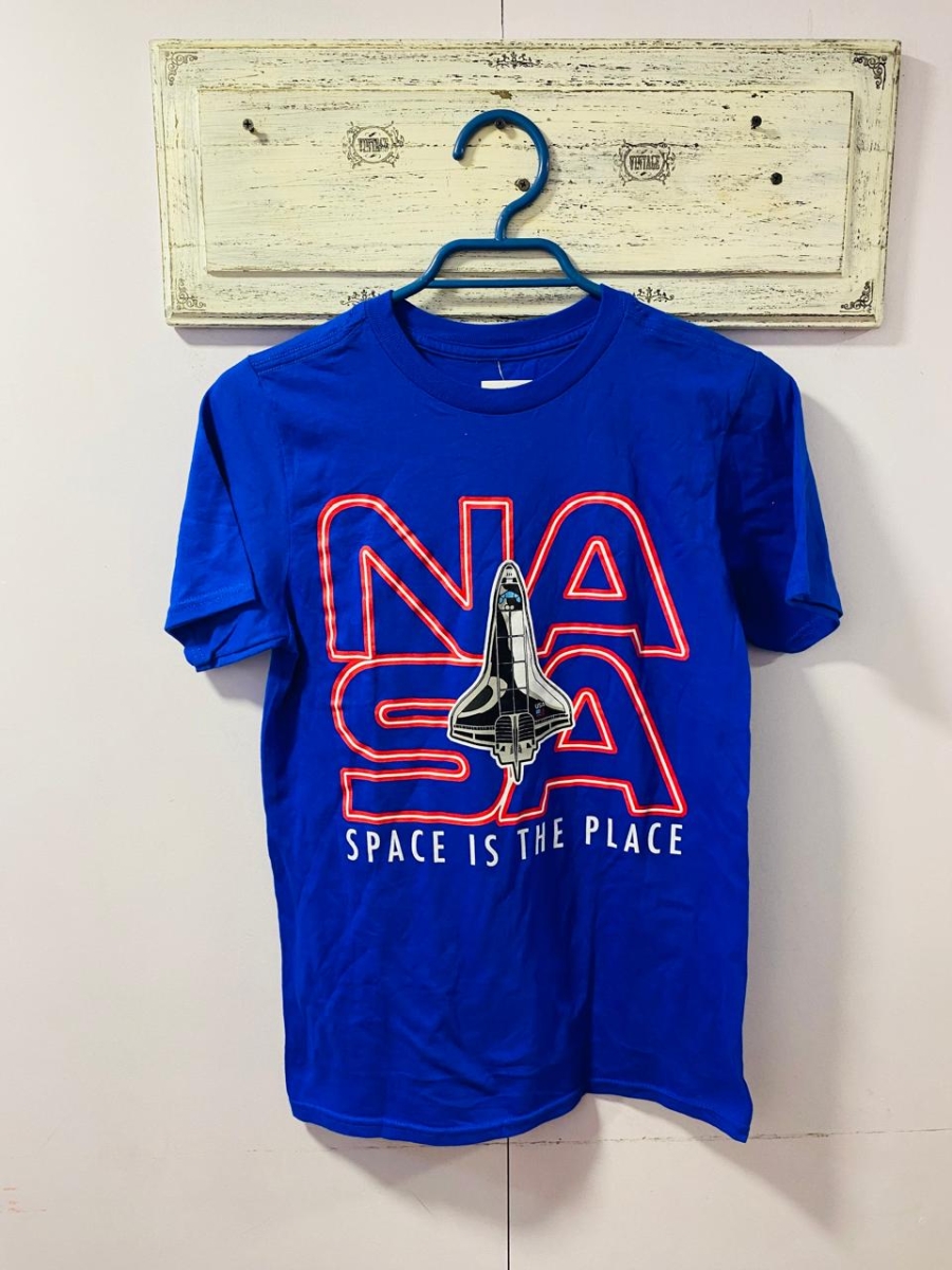 Polera Nasa para niño color azul 