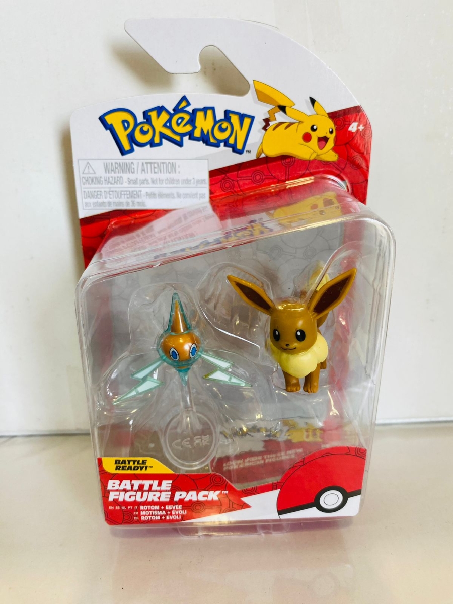 Figuras Pokemon Battle Set 2-Pack (Rotom & Eevee)