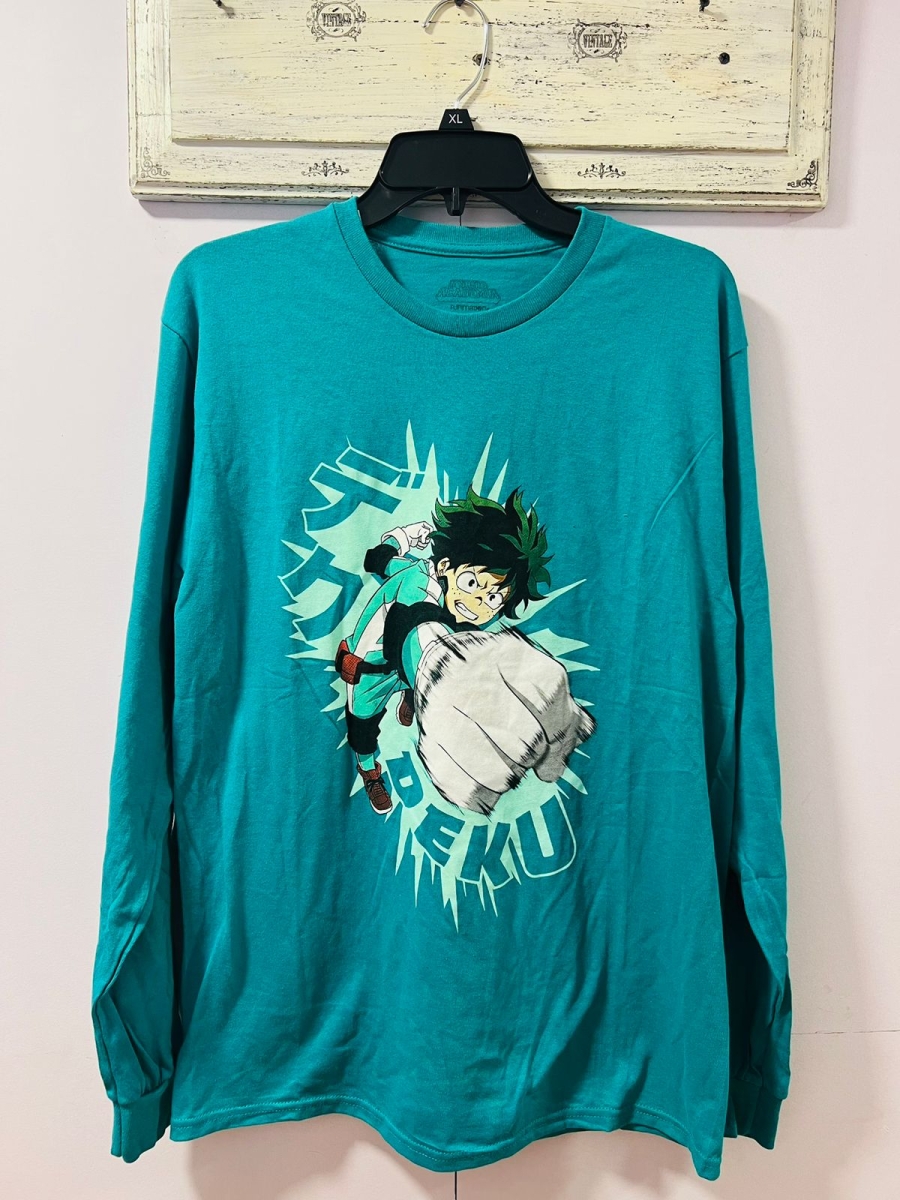 Polera My Hero Academia con mangas largas para hombre 