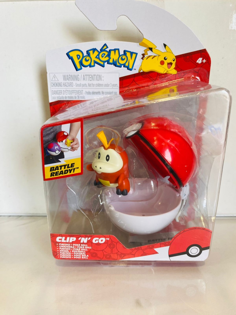 Figura Pokémon - Clip 'N' Go - Poke Ball - Fuecoco