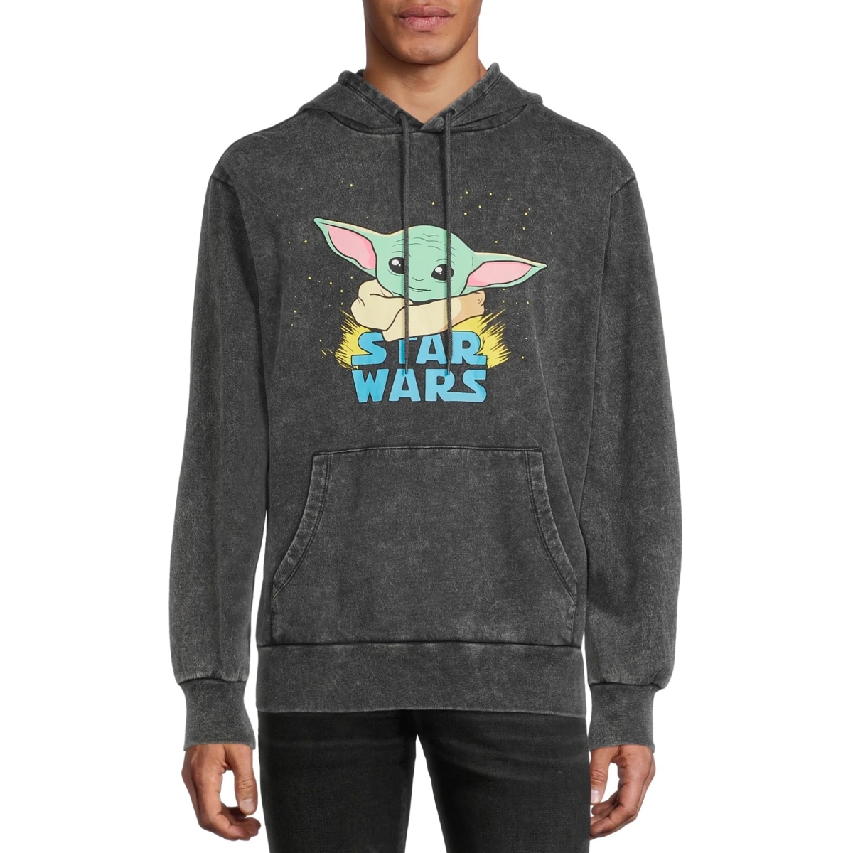 Poleron Unisex Disney The mandalorian Baby Yoda Gris