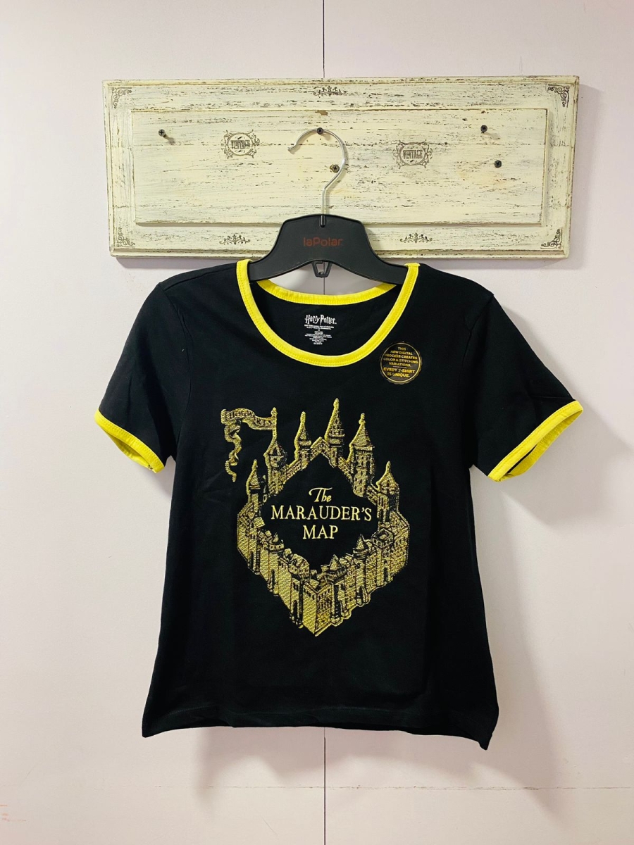 Polera Harry Potter para dama color negro 