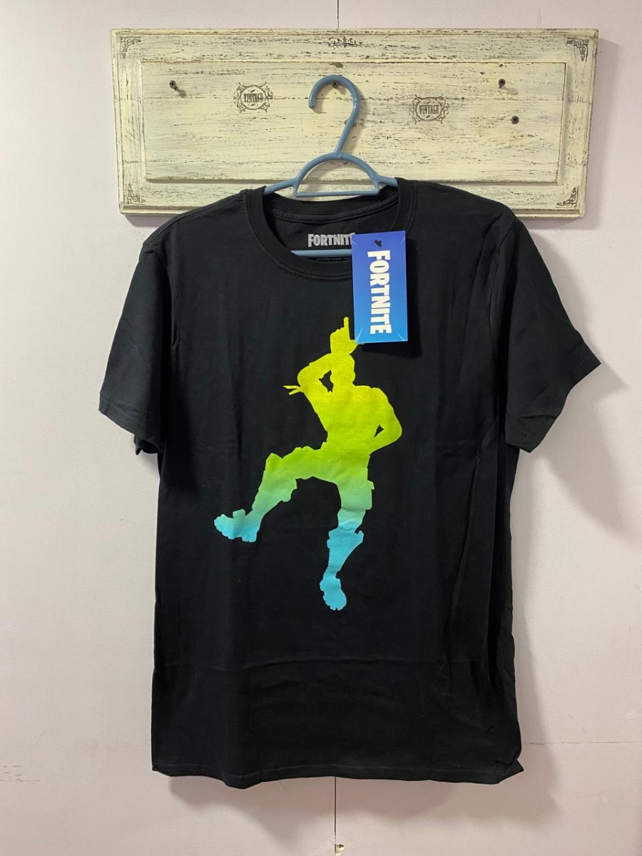 Polera Fortnite para hombre color negro