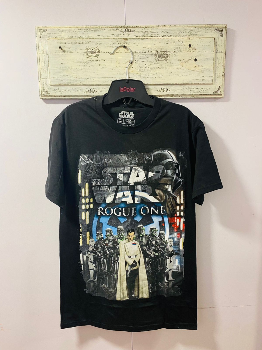 Polera Star Wars para hombre color negro