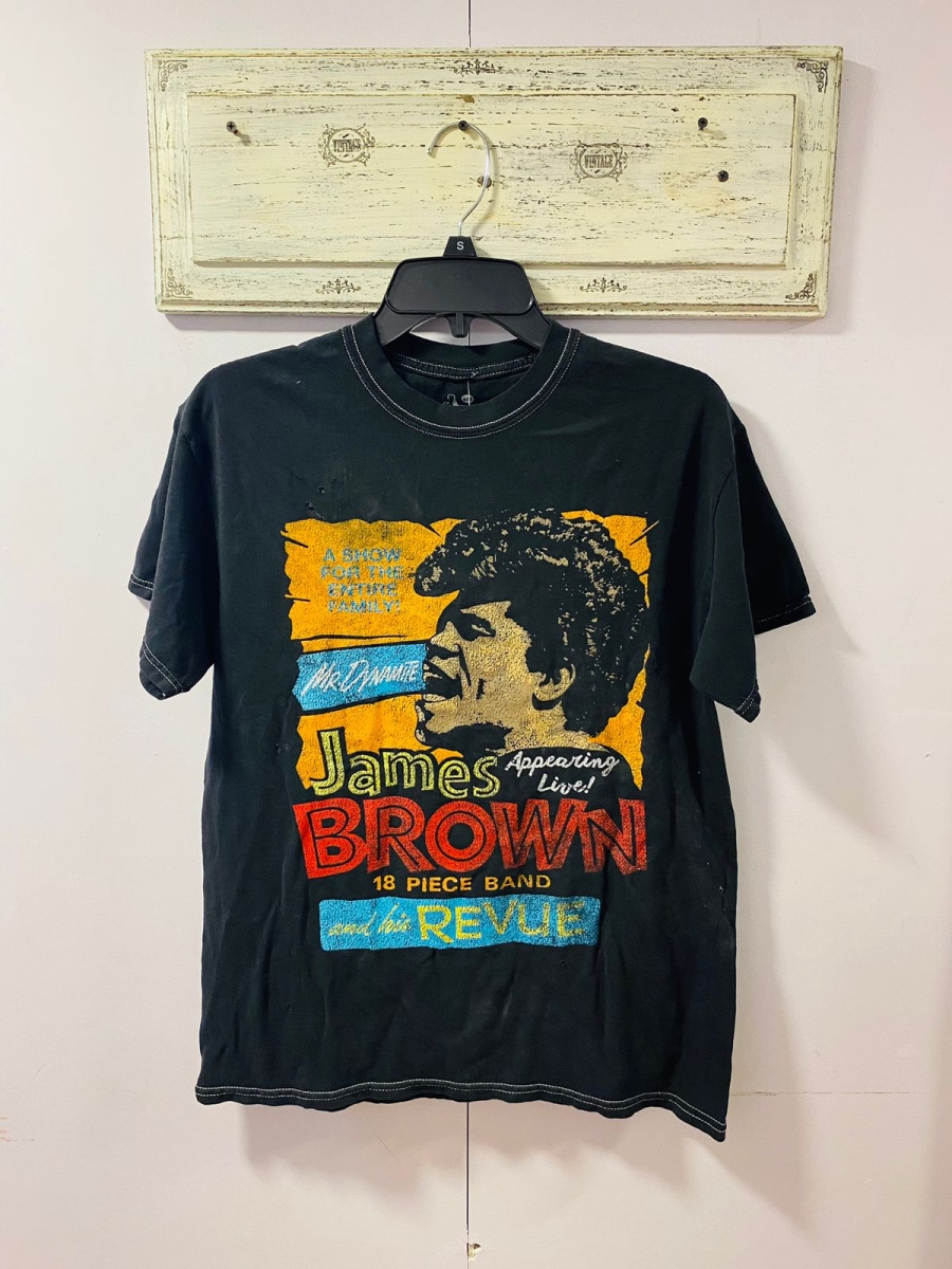 Polera James Brown para dama color negro