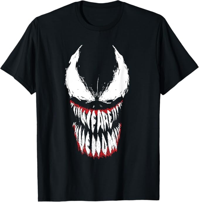 Polera de Venom We Are Venom Marvel Negra