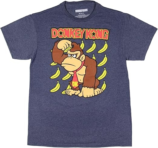 Polera Hombre Nintendo Donkey Kong Bananas