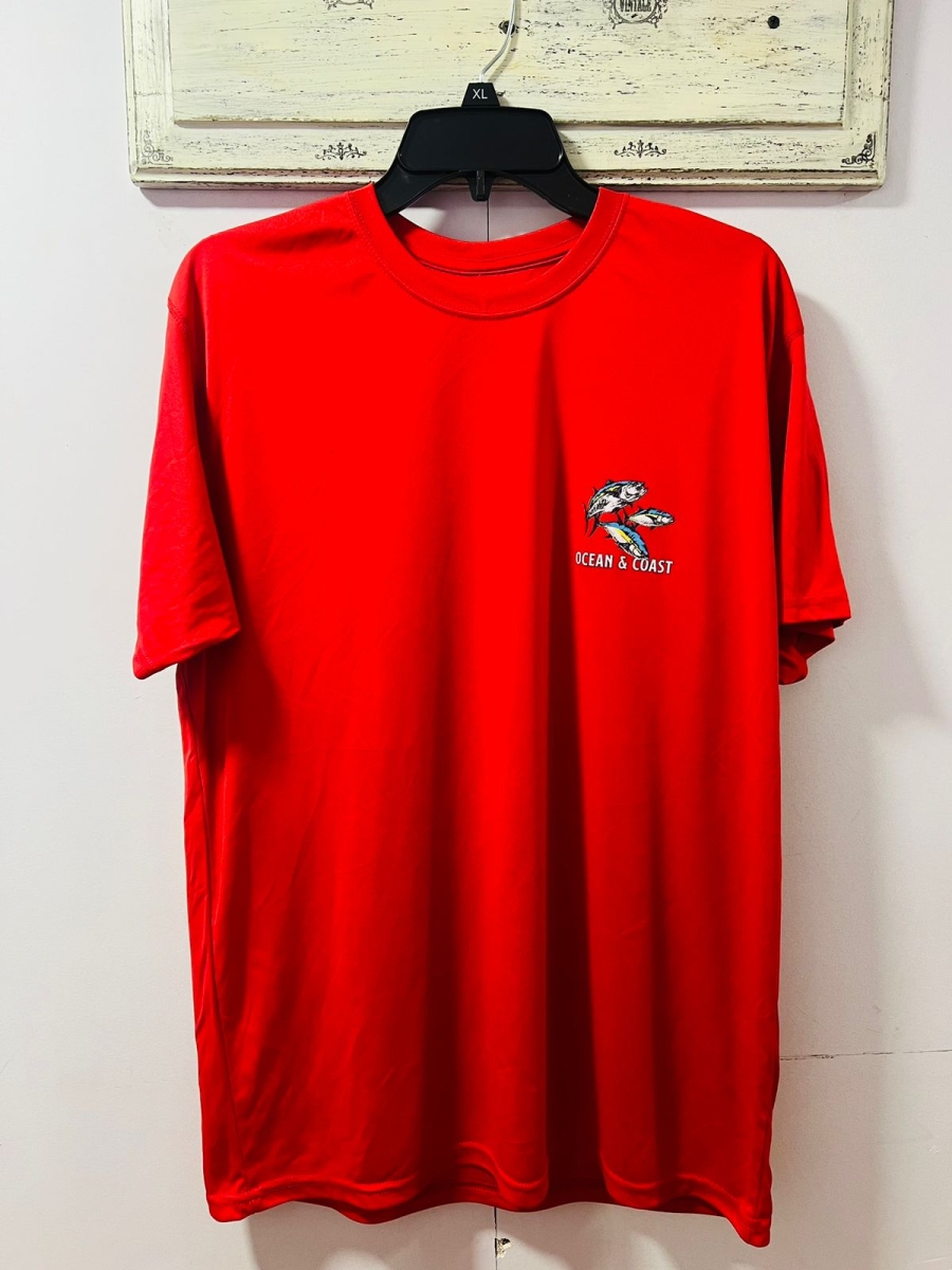 Polera Ocean & Coast para hombre color rojo