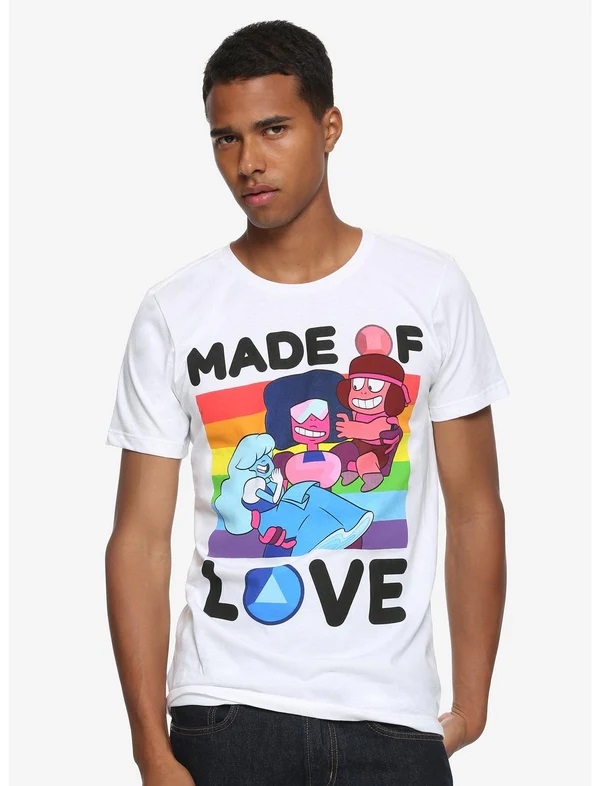 Polera de Steven Universe Made Of Love para hombre