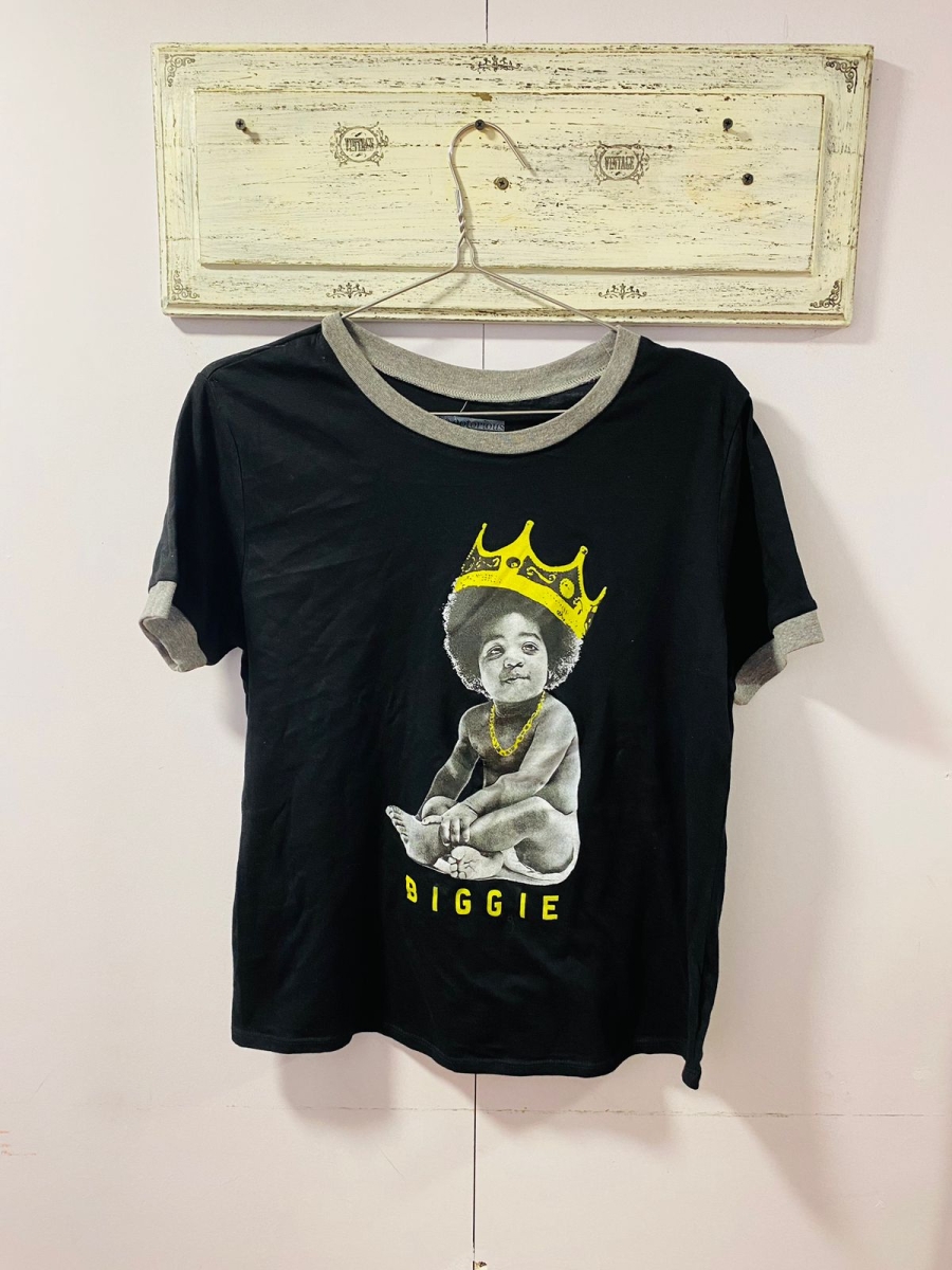 Polera The Notorious B.I.G. para dama color negro