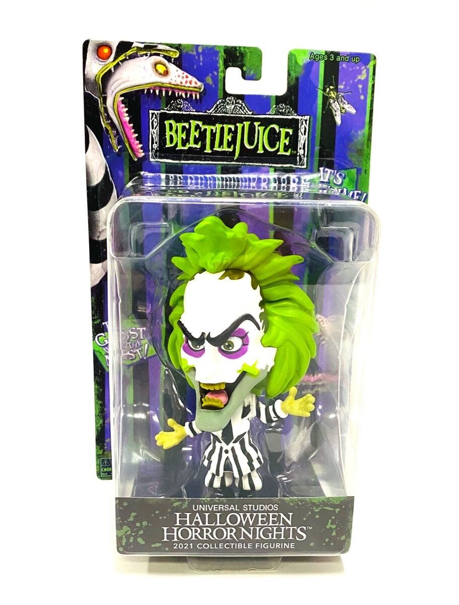 Figura coleccionable de Universal Studios Halloween Horror Nights 2021 Beetlejuice-