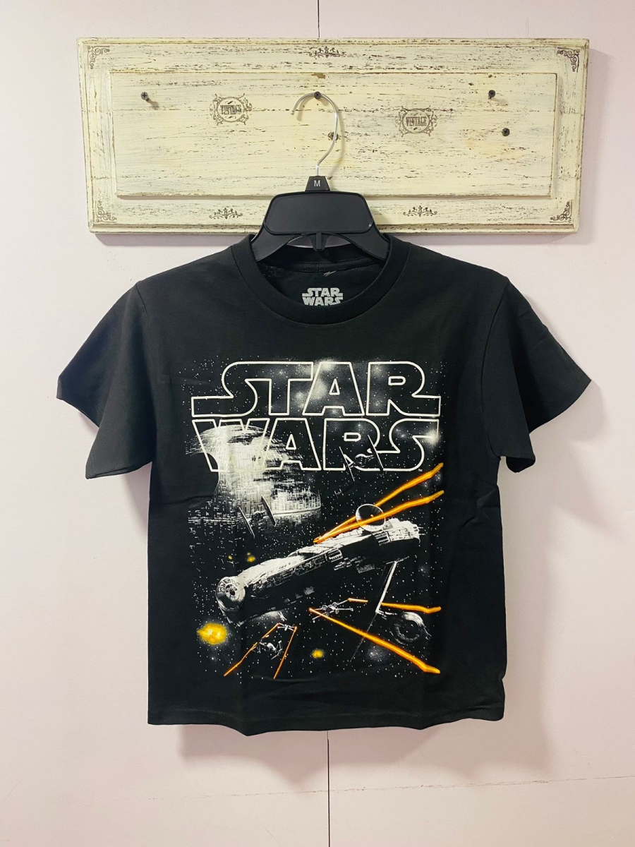 Polera Star Wars para niño color negro