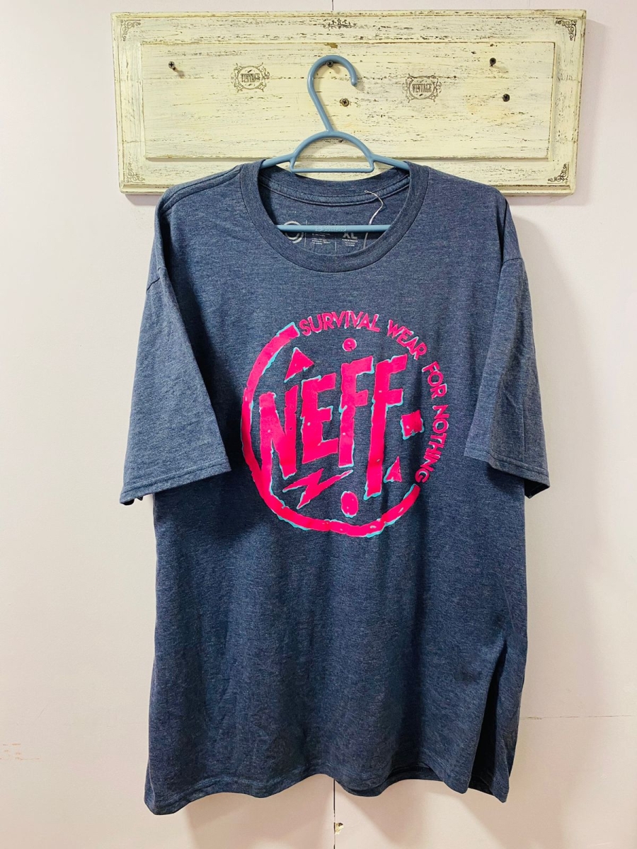 Polera Neff para hombre color azul